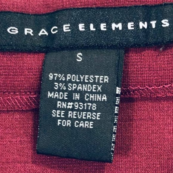 Grace Elements Woman’s Sz S Skirt Purple Pencil - Picture 6 of 8